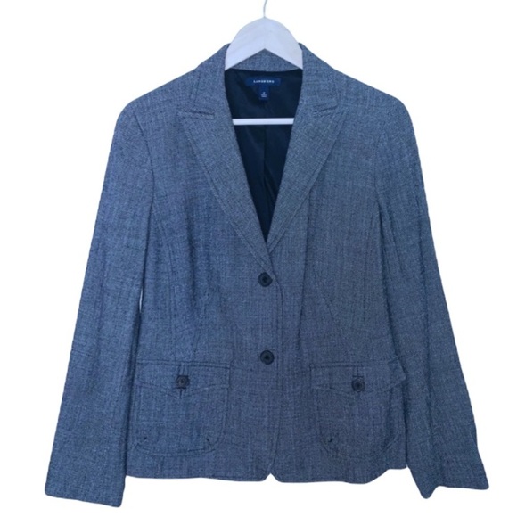 Lands' End Jackets & Blazers - EUC Lands’ End Wool Blend Two Button Blazer